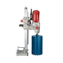 Дрель алмазного сверления KZZ02-250A, 3800Вт, до 250мм, 1 1/4" со станиной.