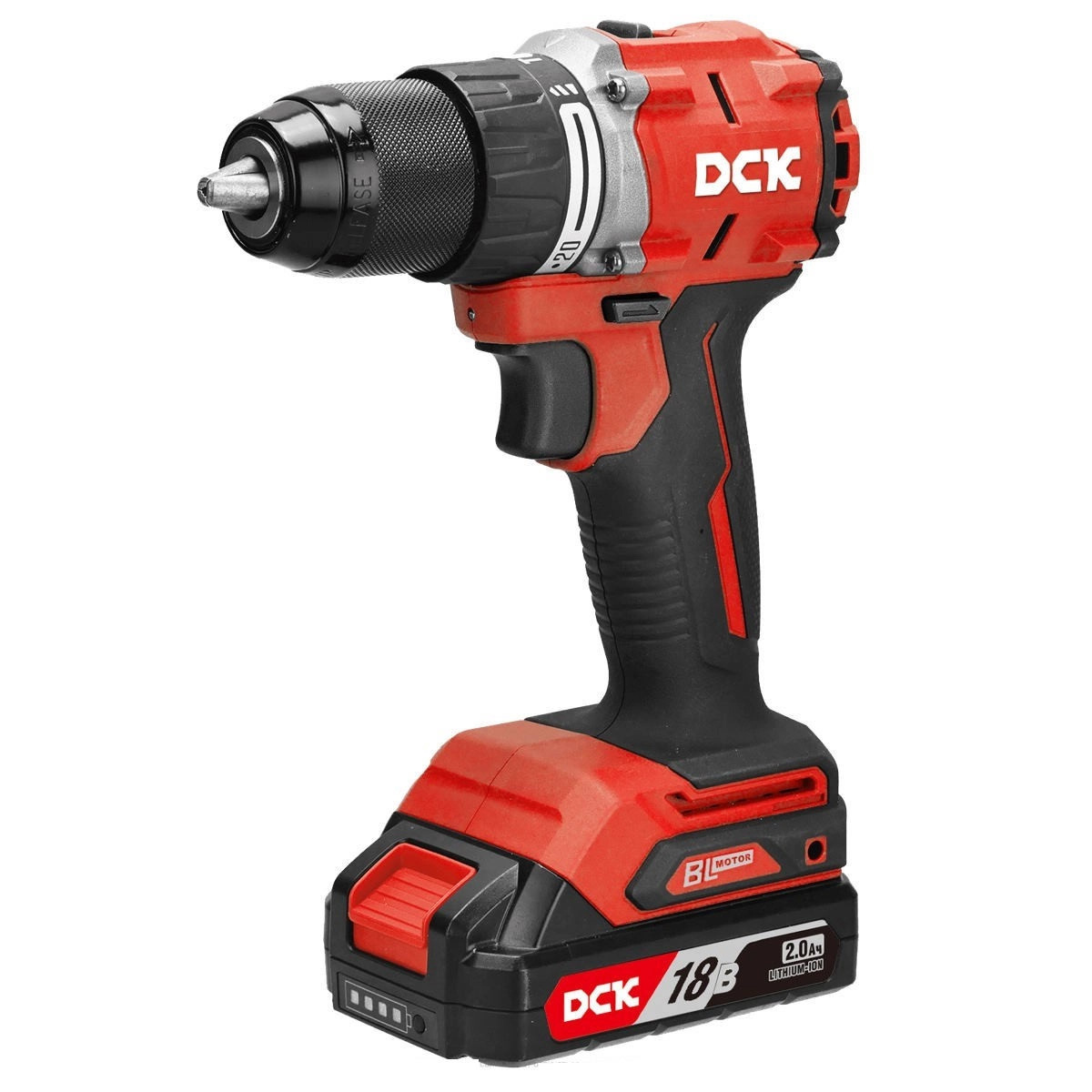 Дрель-шуруповерт аккум бесщеточная KDJZ2060 18в, 2*2А/ч, 60нм, кейс Дрель-шуруповерт аккум бесщеточная KDJZ2060 18в, 2*2А/ч, 60нм, кейс