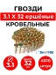 Гвоздь кровельный DPN 3.1x32 NK RING (CRN 31/32) Гвоздь кровельный DPN 3.1x32 NK RING (CRN 31/32)